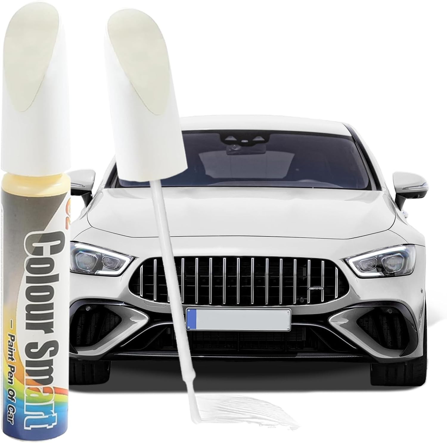Car Touch Up Paint Pen 0.04 Ounce White For Minor Scratches Auto Repair