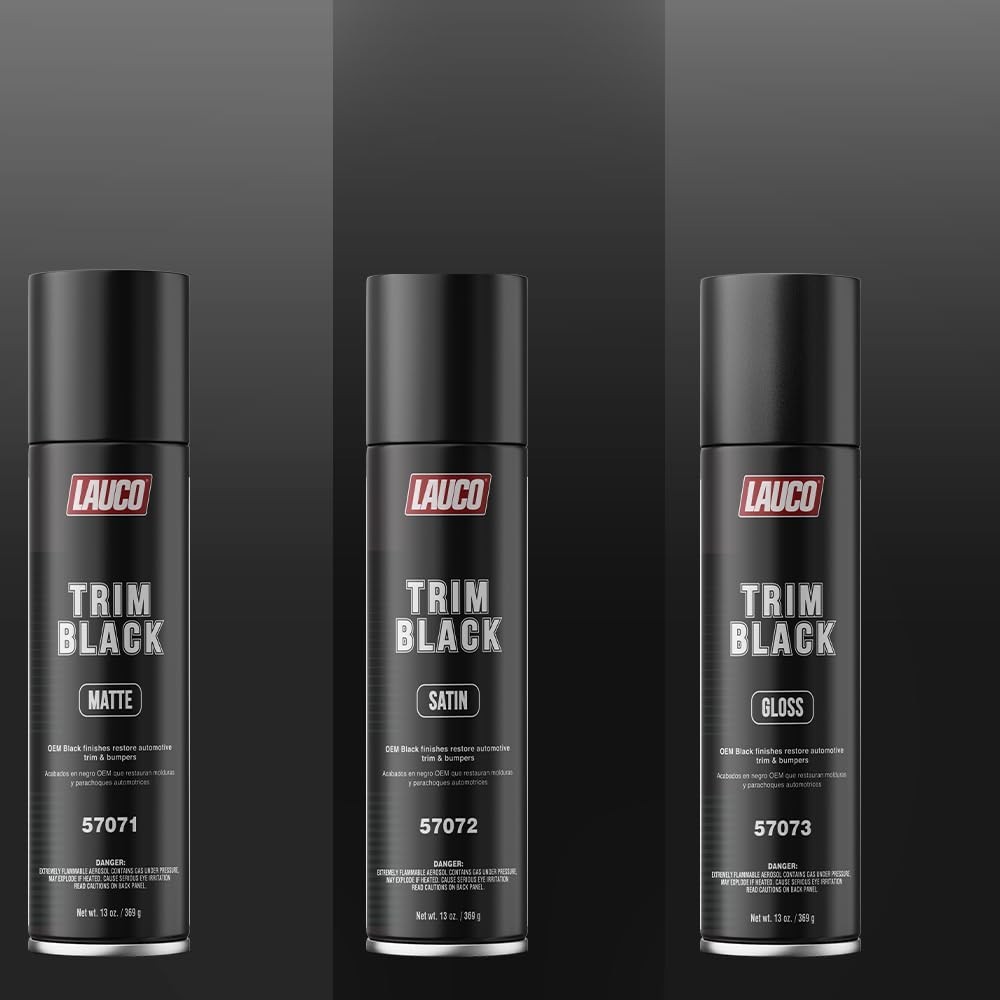 Satin Black Automotive Spray Paint 13 oz – Versatile for Plastic, Metal & Steel