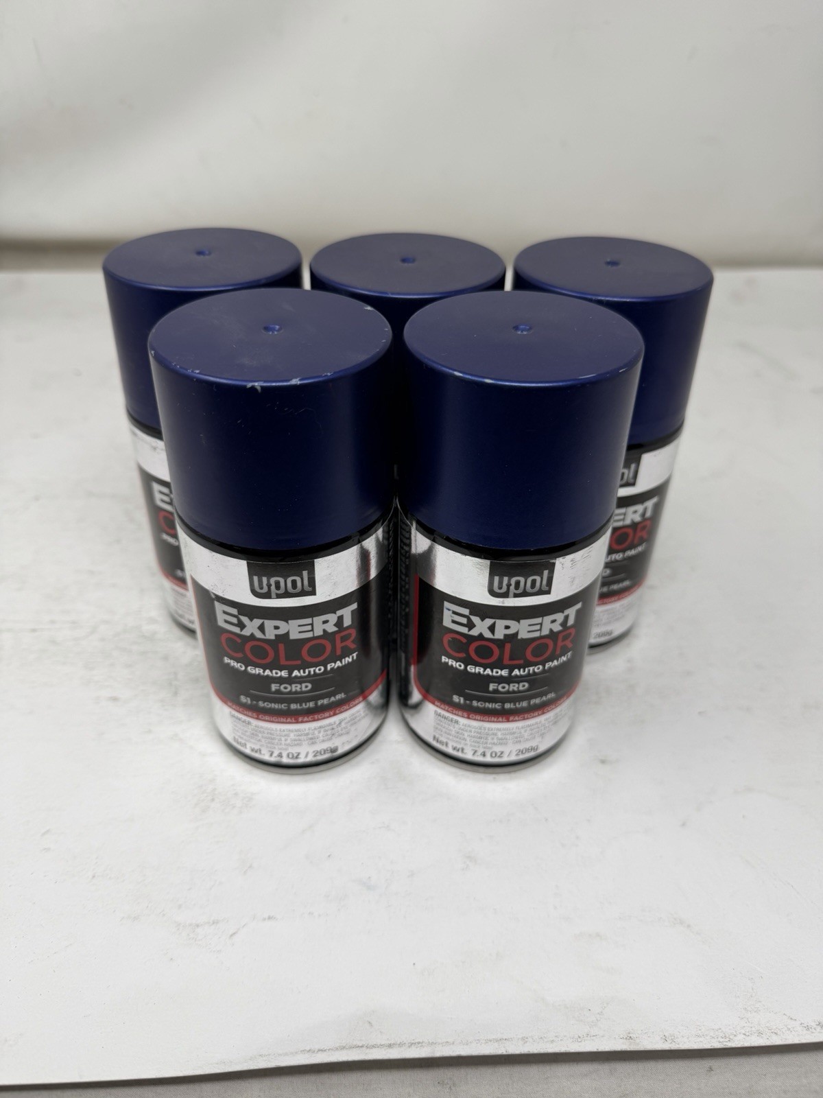 Upol 7.4oz Ford Pro Grade Auto Paint S1-Sonic Blue Pearl upfm701 5 pack