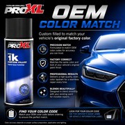 ProXL Basecoat Aerosol for 2019 Volkswagen Golf Graphite Black LB7V, 9970