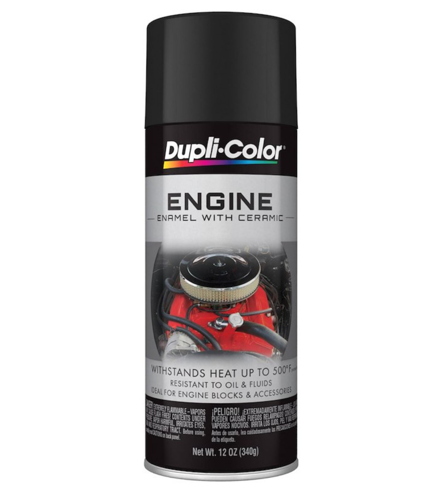Dupli-Color Engine Enamel Spray Paint with Ceramic 12 Ounce – Gray