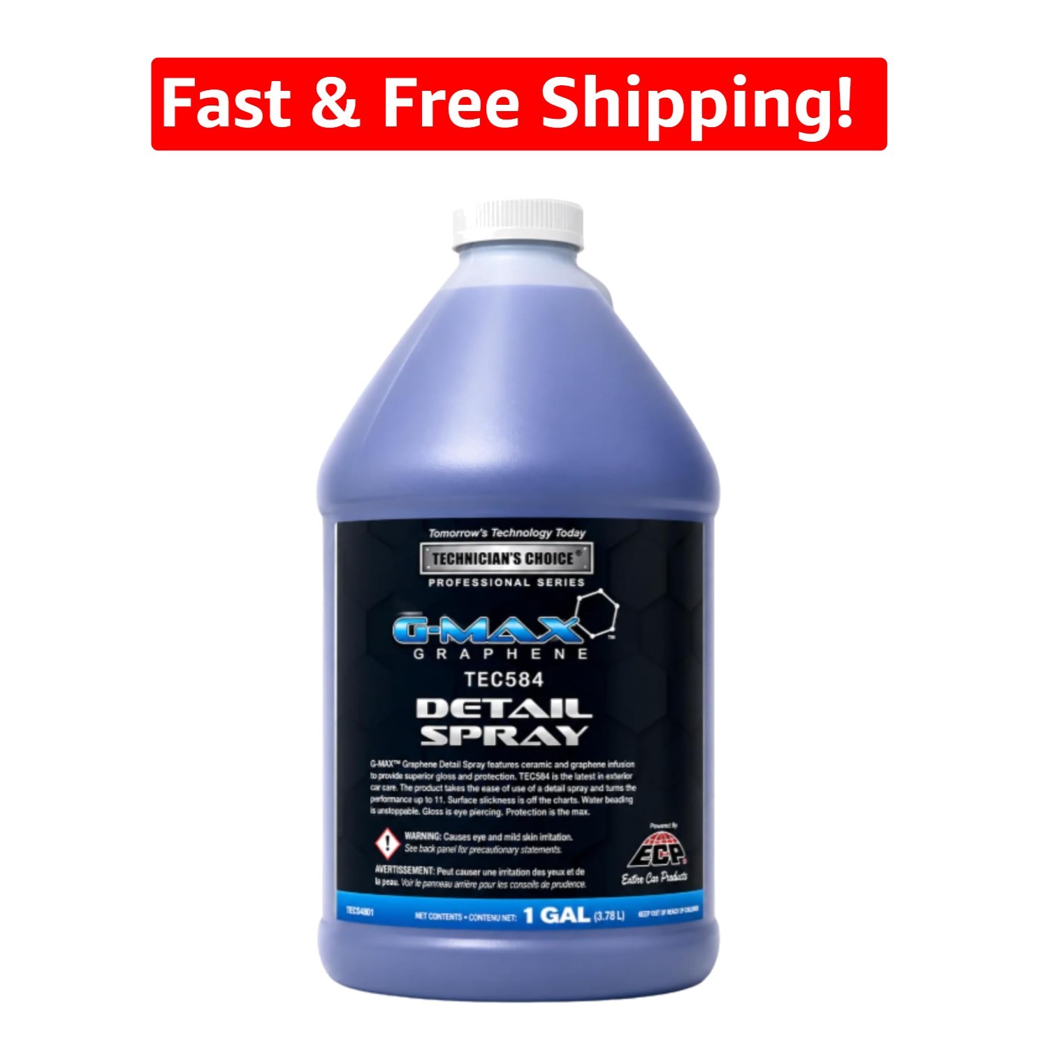 G-MAX 1 Gallon Graphene Detail Spray – High Gloss & Multi-Surface Versatility