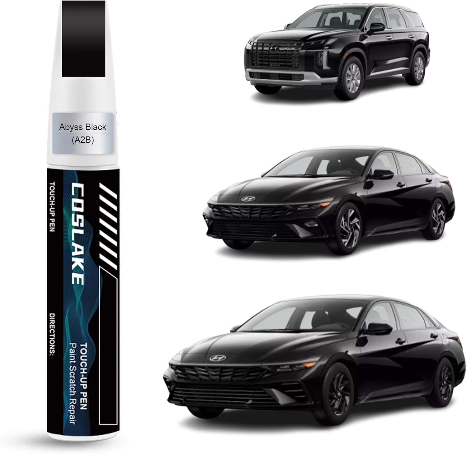 Car Scratch Repair Kit – Abyss Black/Onyx Black Touch Up Paint with Applicators