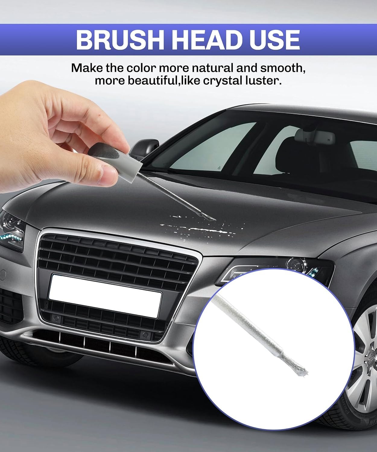 Versatile Gray Car Scratch Repair Pen – Multi-Color Options for Precise Touch-Up
