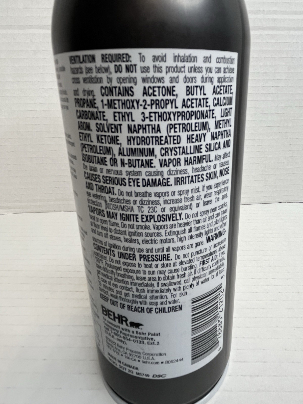 BEHR PREMIUM Rose Gold Satin #SP-210 Interior Exterior Metallic Spray Paint 11oz
