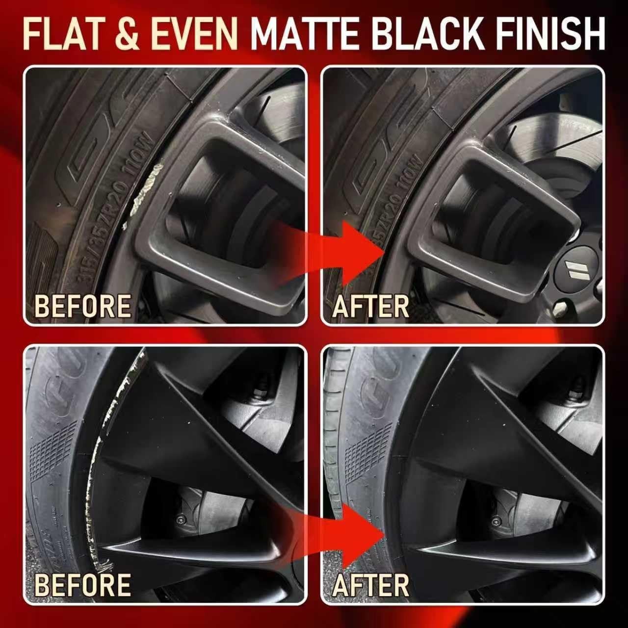 Matte Black Rim Touch-Up Paint Pen – Waterproof & Rust Resistant Enamel Solution