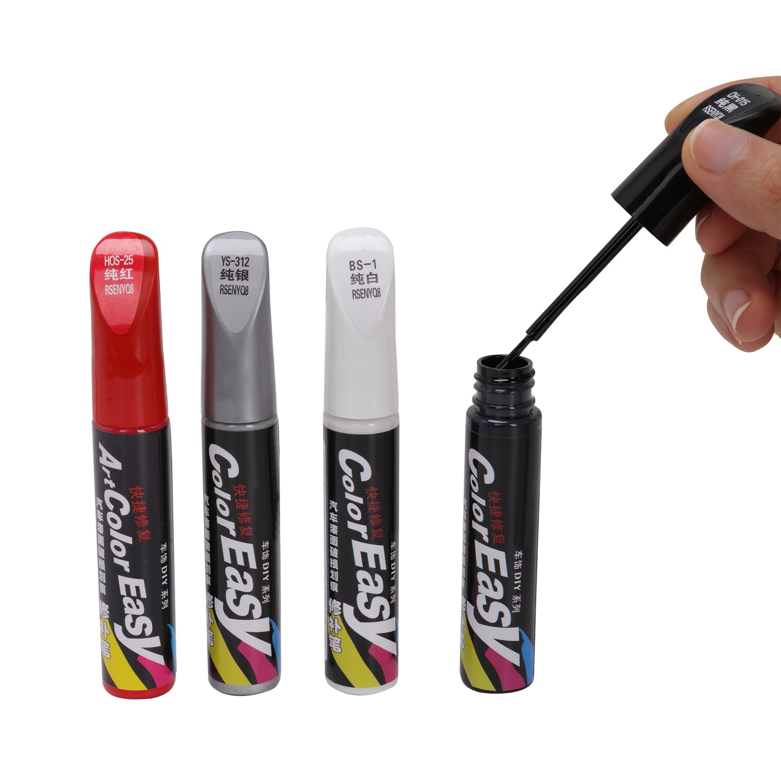 12ml DIY Car Clear Scratch Remover Touch Up Pens Auto Paint Repair Pen Brush