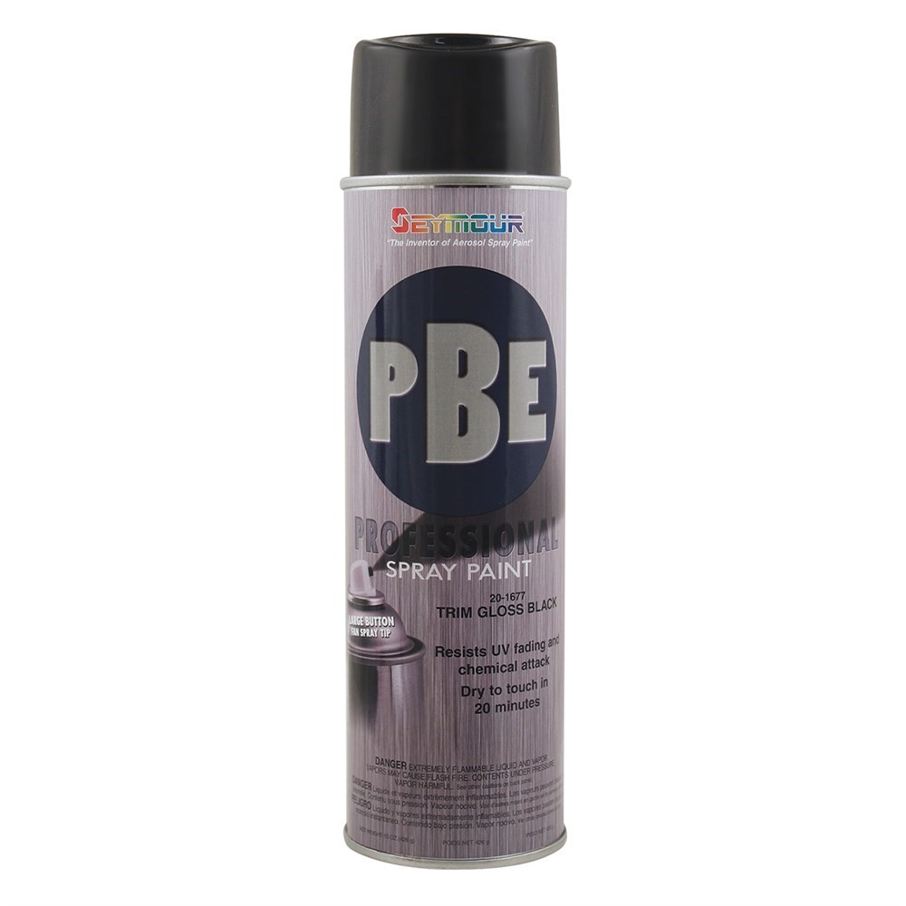 SEYMOUR PBE Professional Trim Gloss Black, 15 oz, Made in USA #MS-20-1677