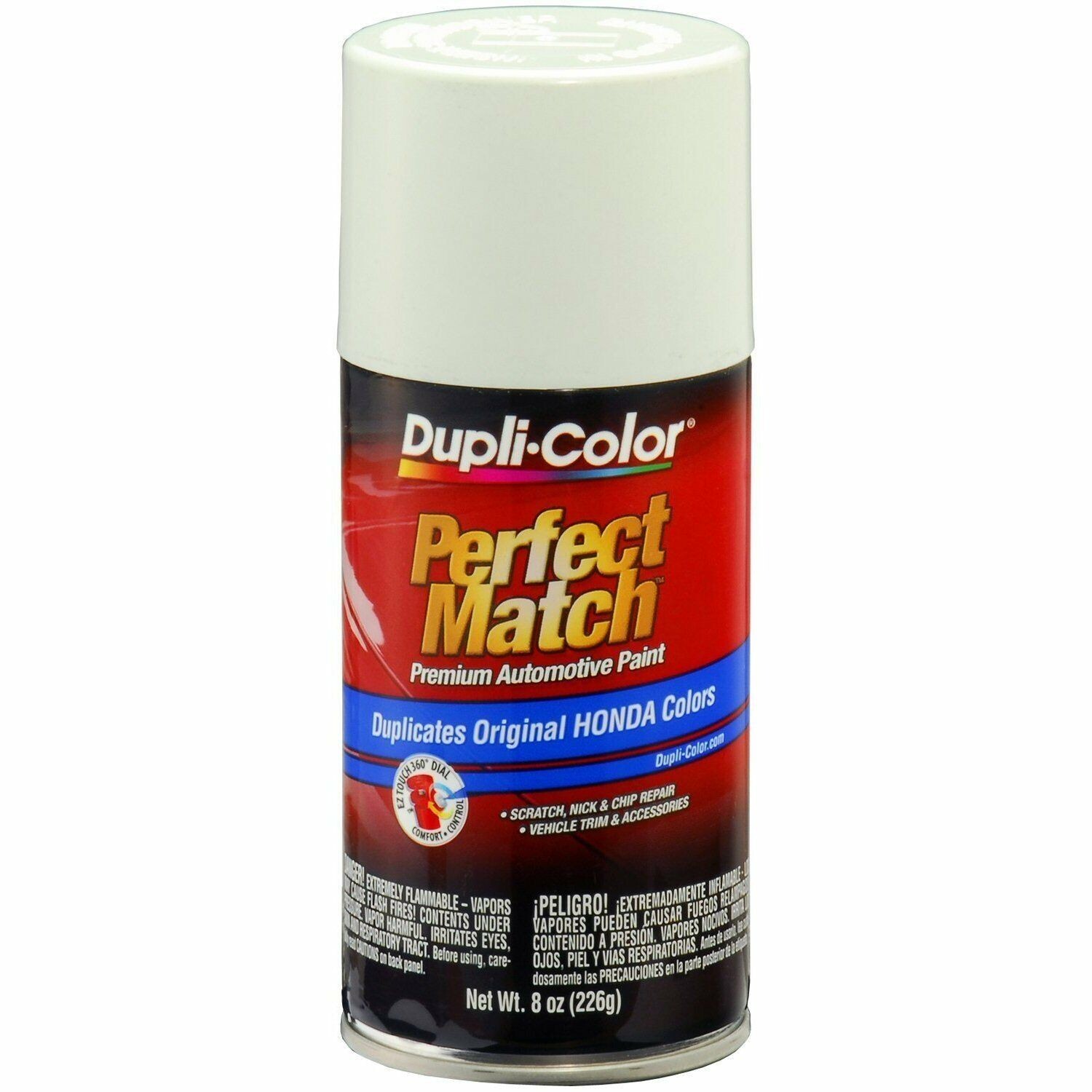 Duplicolor BHA0978 Taffeta White For Acura Honda Code NH578 8oz Can Spray Paint