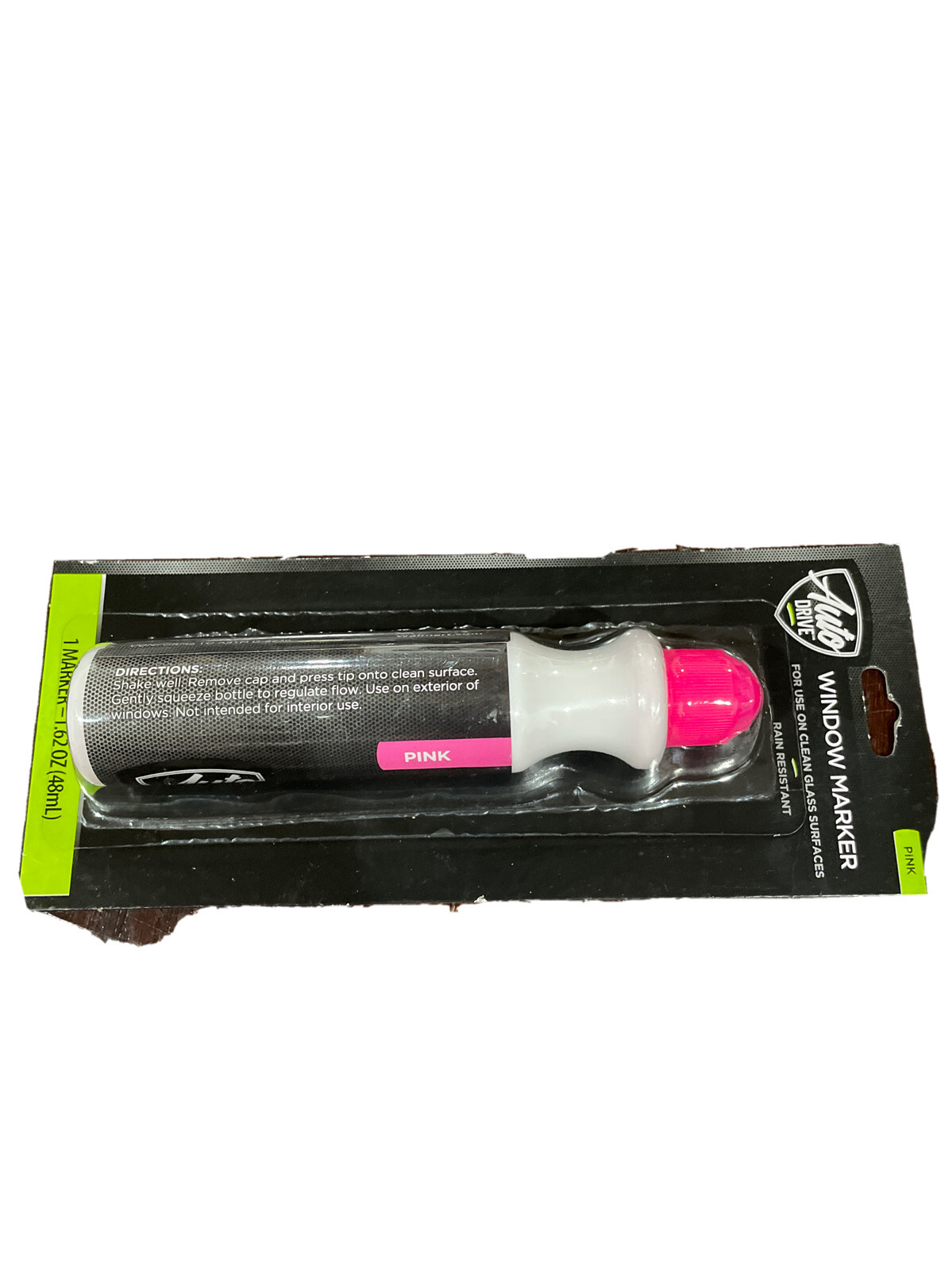 Auto Drive Pink Automotive Window Marker-1.62 OZ (48ml) 1 Pack Brand New