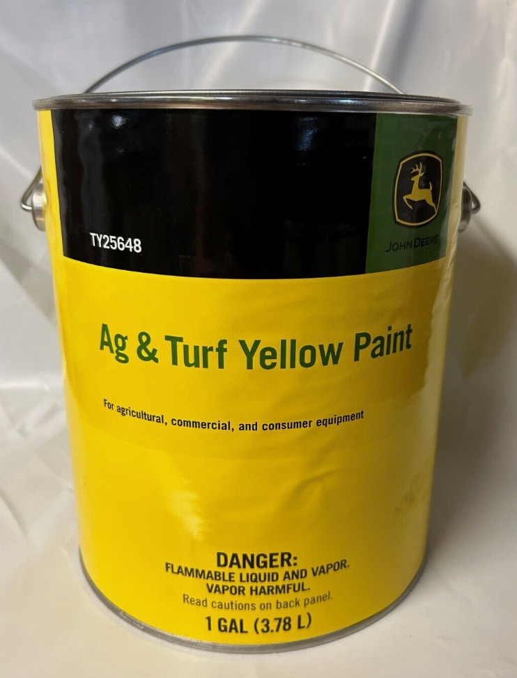 1 Gallon- John Deere Ag & Turf Yellow #TY25648 Tractor, Combine, Ect.