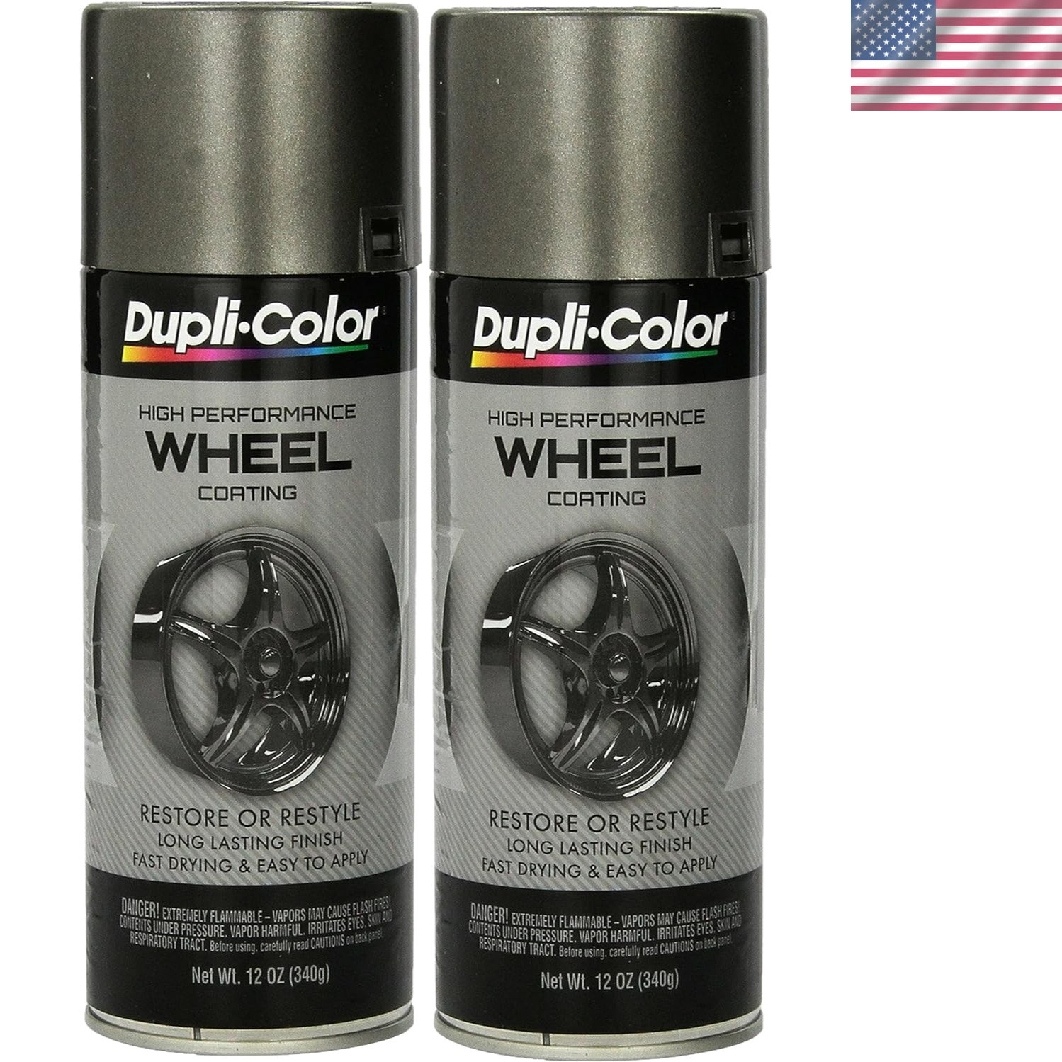 High Performance Graphite – Reflective Metallic Finish Paint (12oz, Pack of 2)