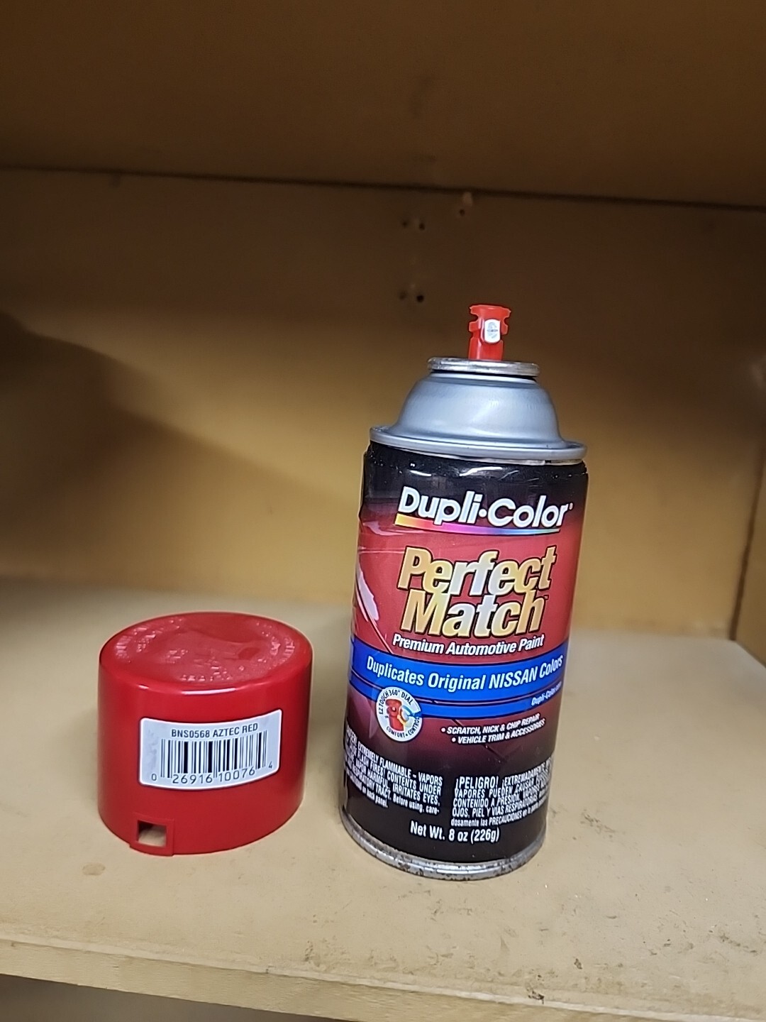 BNS0568 Aztec Red Dupli-Color 8oz Spray Can. Oem Nissan Color.