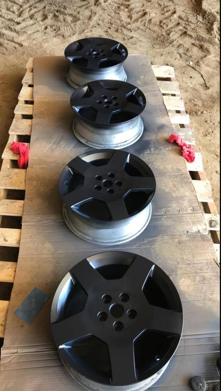 2PK Wheel Coating Spray Paint Car Trucks Black Enamel Rims Stop Rust Durable New