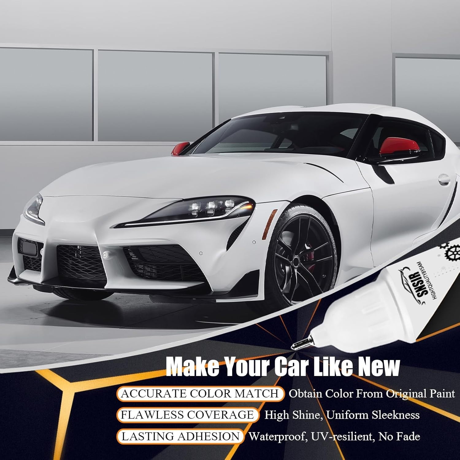 High-Gloss 040 Super White Touch Up Paint for Toyota Vehicles – Easy Application