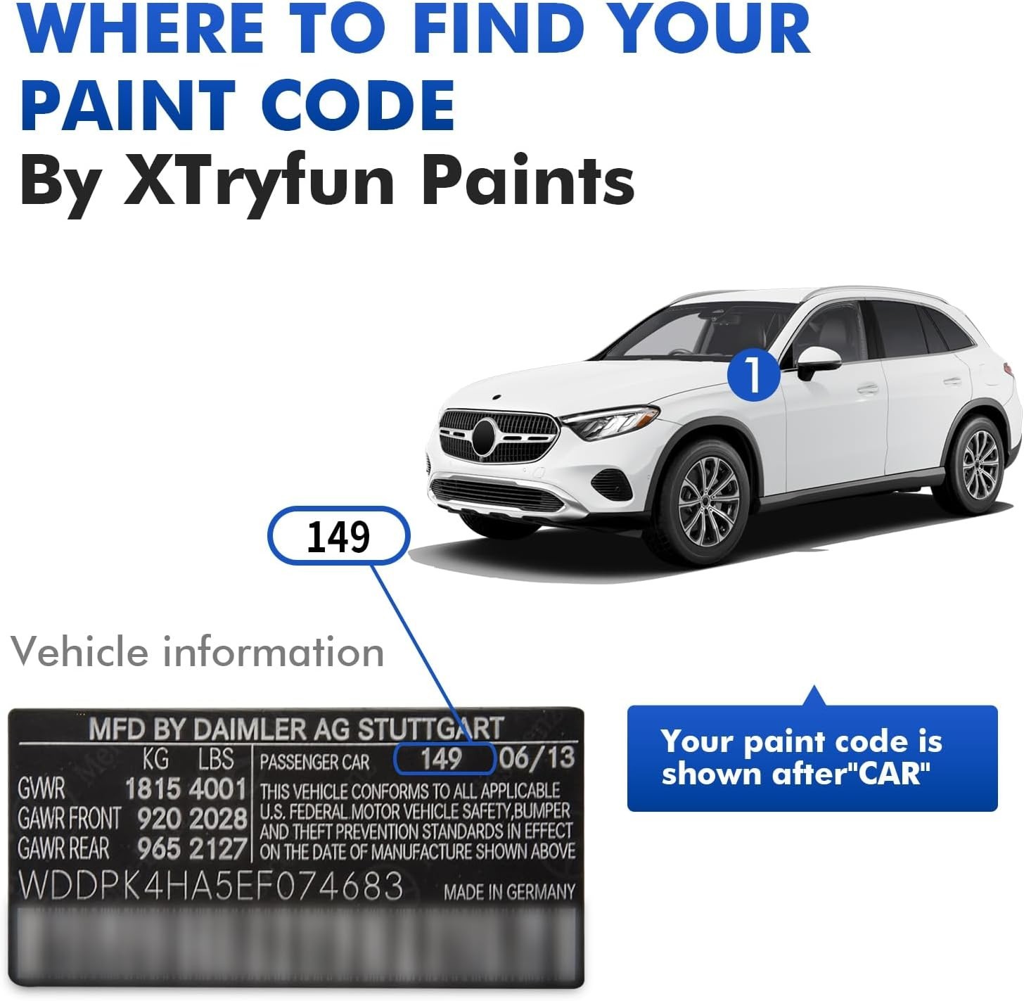 799 Diamond White Touch-Up Paint for Mercedes-Benz – Fast & Easy Scratch Repair