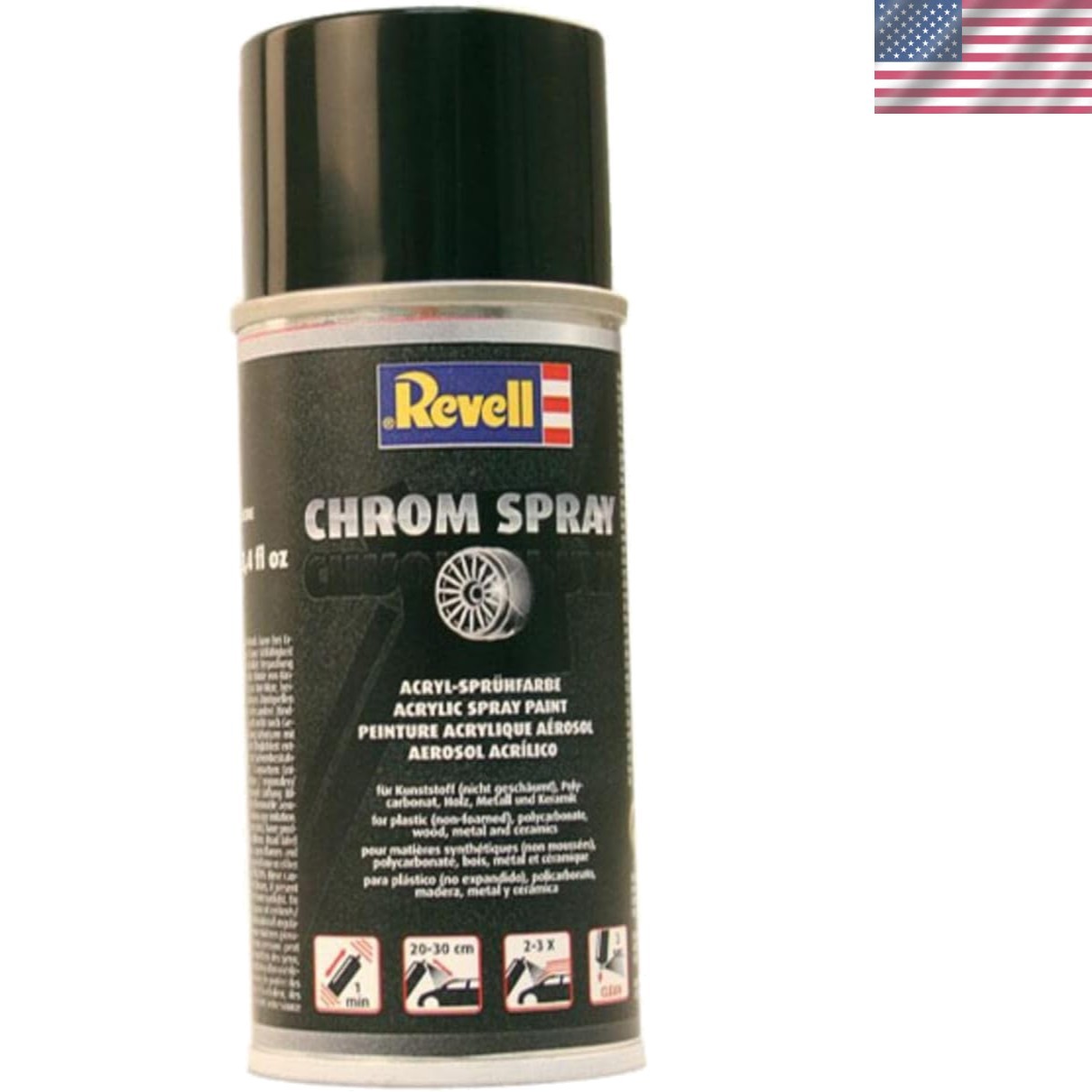 150ml Revell Chrome Spray Paint – New Lacquer for Realistic Model Finishes