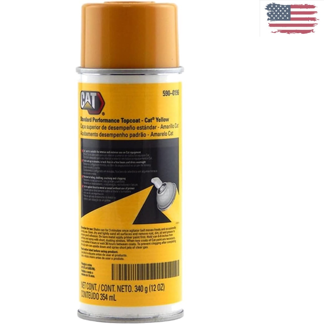Caterpillar Standard Performance Yellow Paint – Versatile 12oz Interior/Exterior