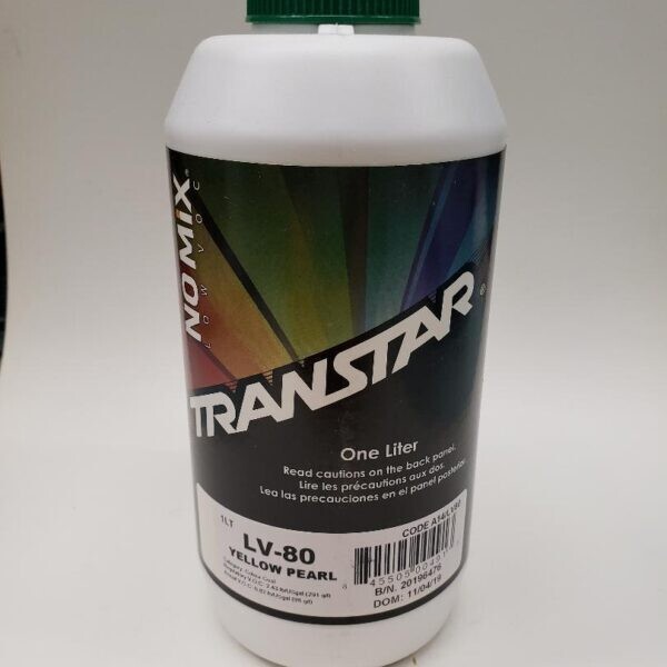 Transtar LV80 Yellow Pearl- No Mix Automotive Paint Toner – 1 Liter