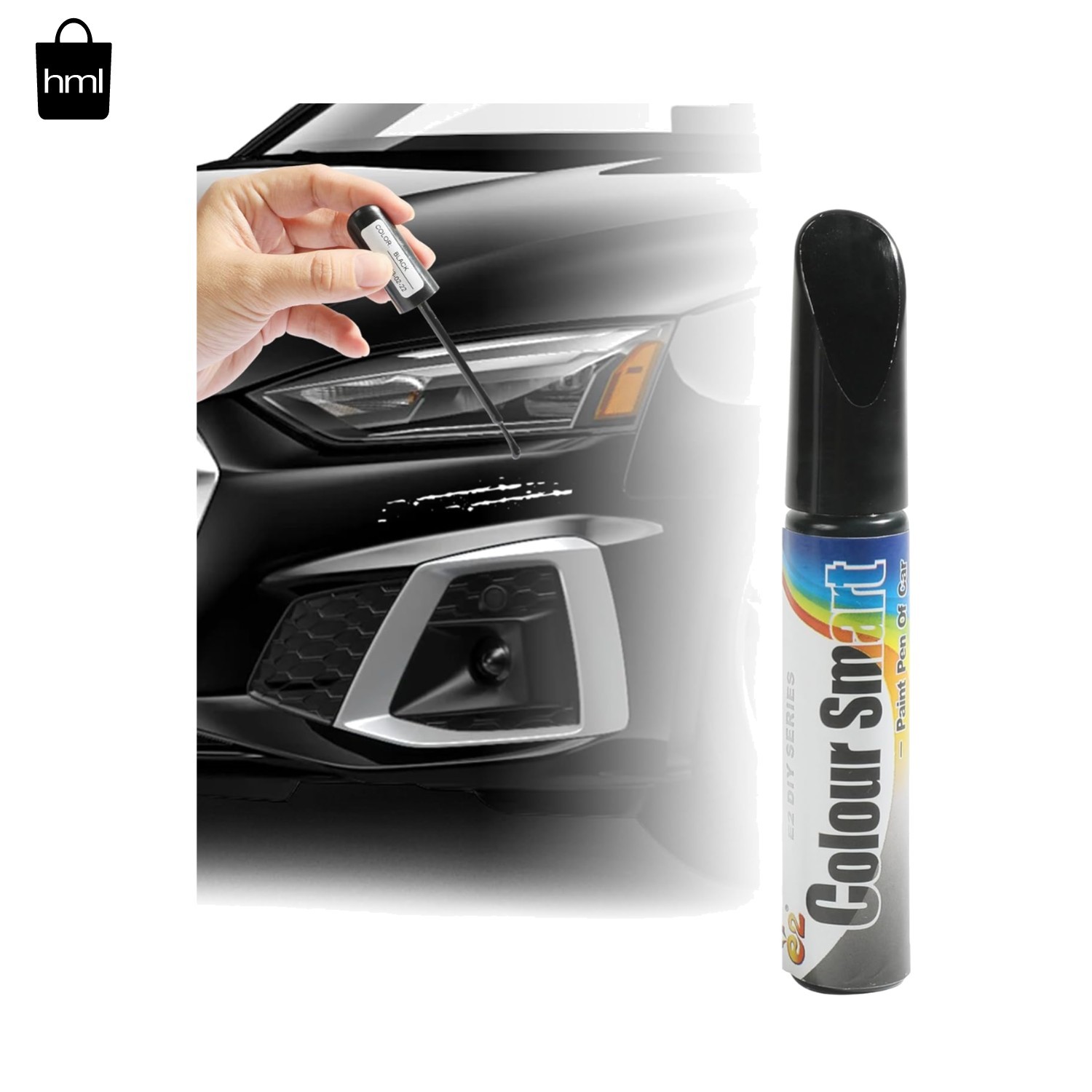 Fast-Drying Black Car Touch Up Paint Pen for Effortless Scratch Repair