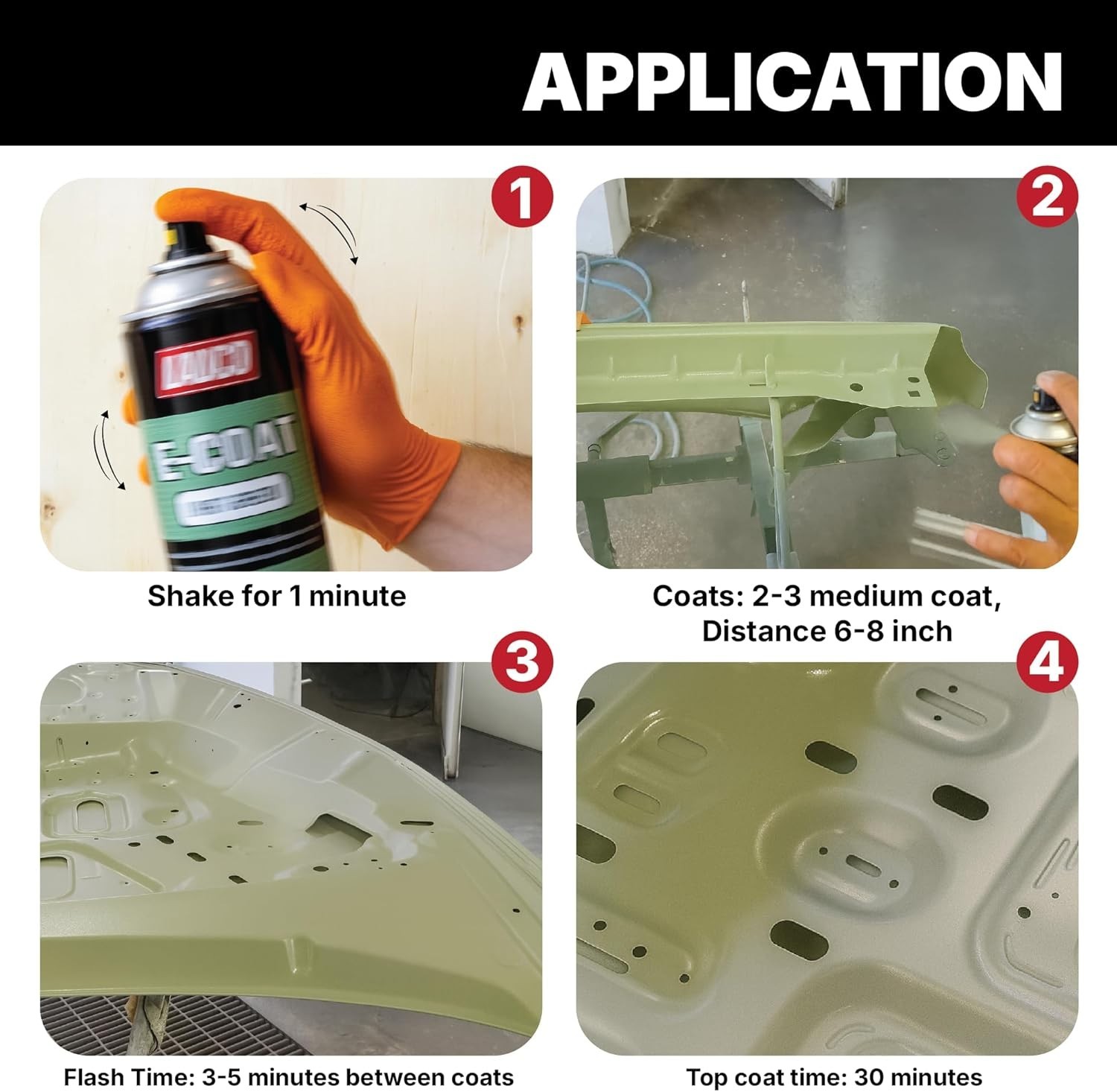 E-Coat Light Green 11 Oz Aerosol Spray Can