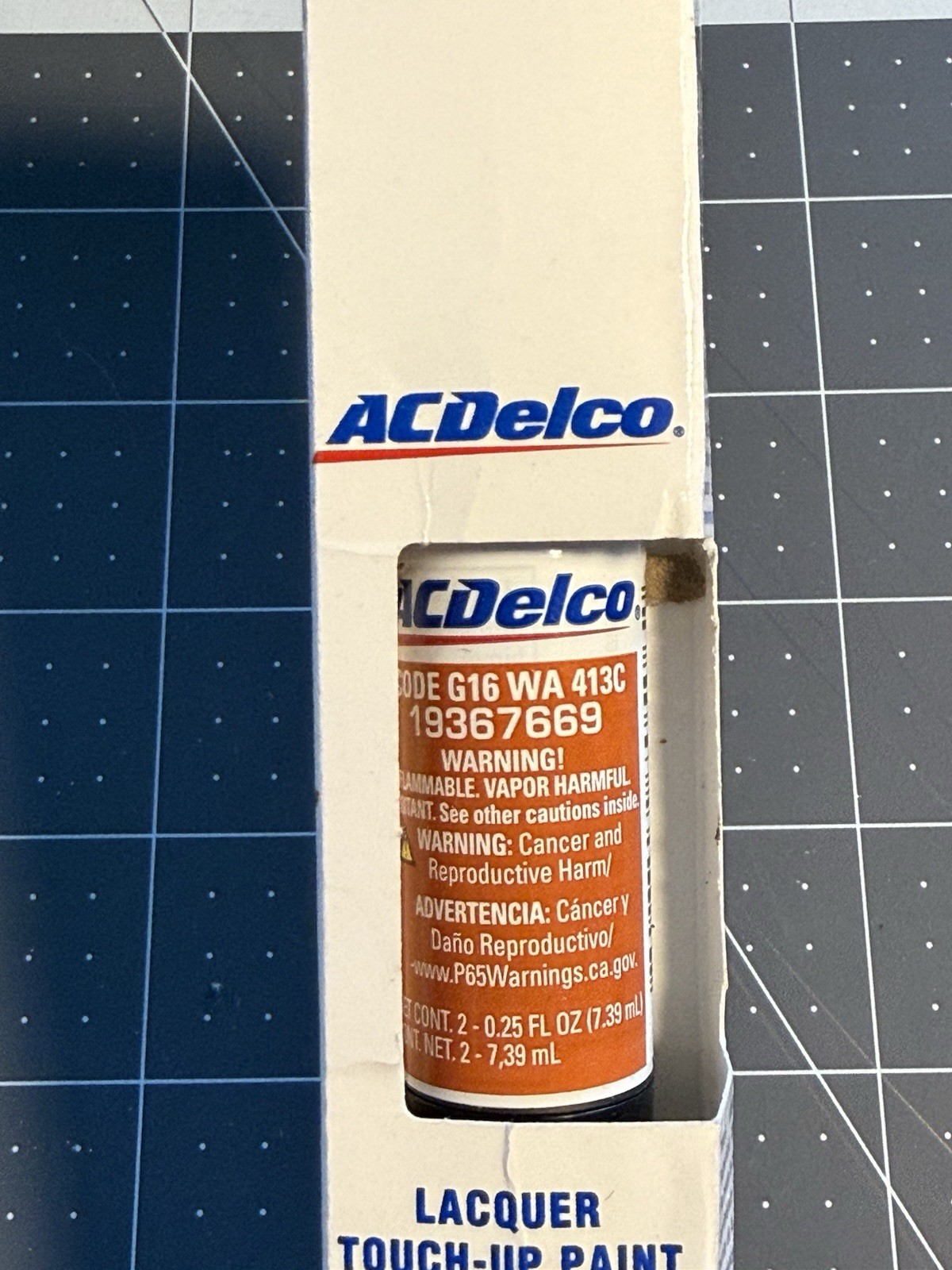 ACDelco OEM 4 in 1 Touch Up Paint tube in Crush WA413C