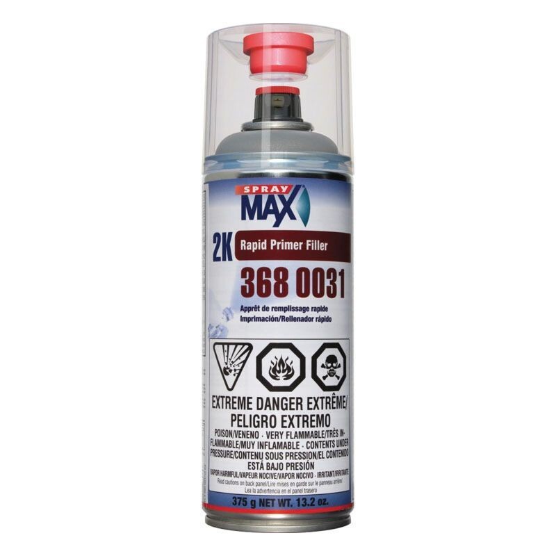 Spray Max 2K Rapid Primer Filler Gray- 3680031 Pack of 2