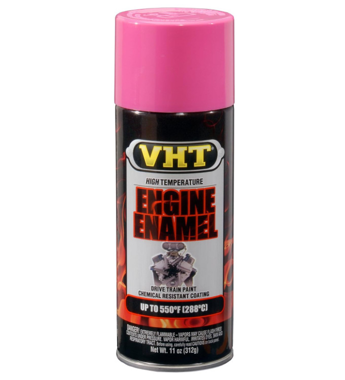 6PK Pink Spray Paint Wheels Rim Valve Cover Engine Caliper High Heat Coating