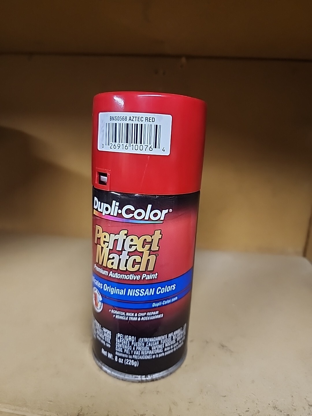 BNS0568 Aztec Red Dupli-Color 8oz Spray Can. Oem Nissan Color.
