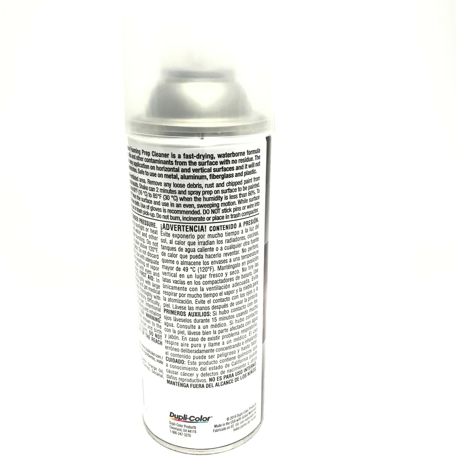 Duplicolor PS200 Multi-Purpose Foaming Prep Cleaner – Waterborne Formula – 11 oz