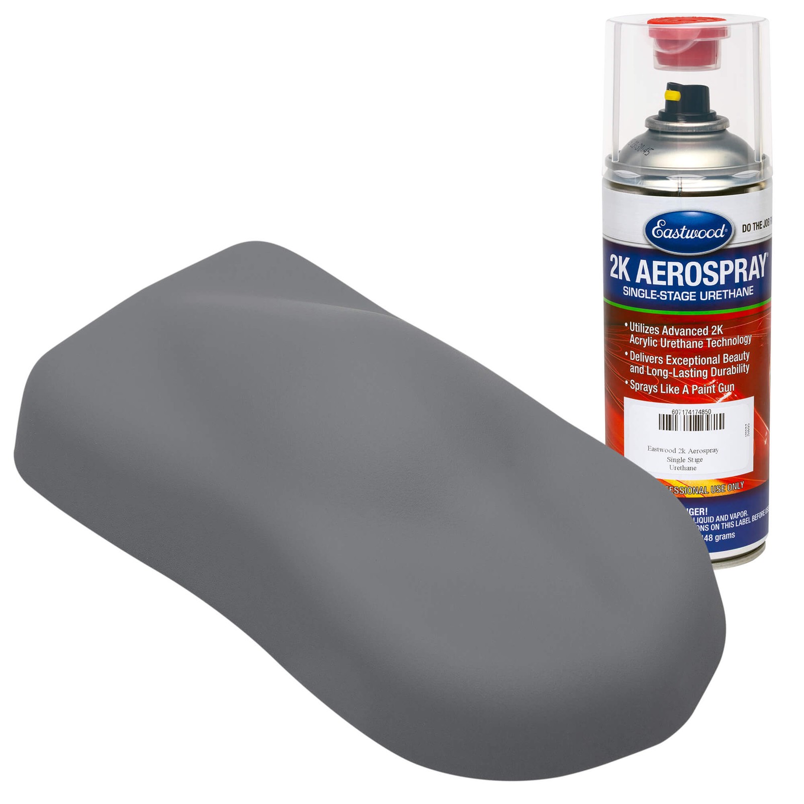 Eastwood 2k Aerospray Rat Rod Matte Gray Single Stage Urethane Car Spray Paint