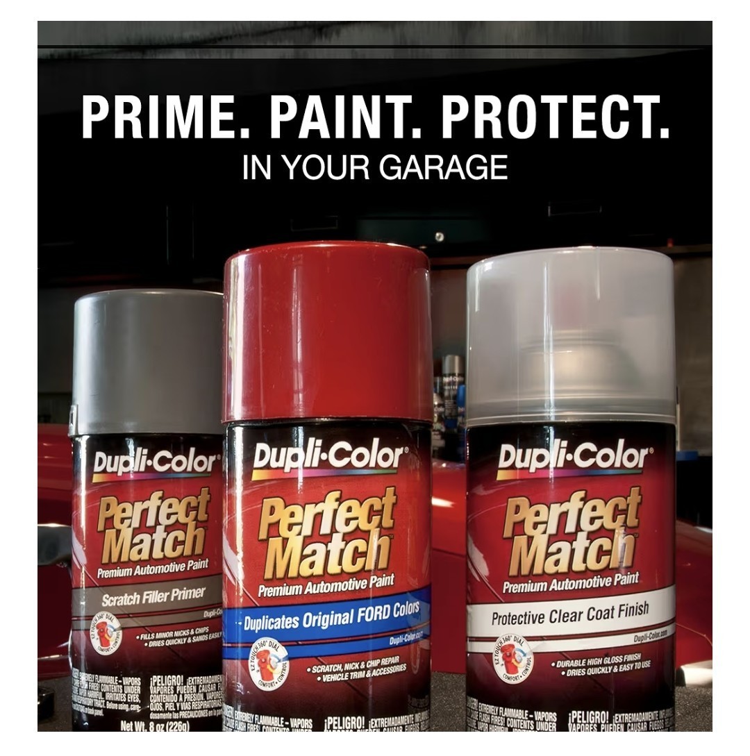 6 Pack 8oz. DupliColor Perfect Match Ford BFM0383 Silver Metallic T229