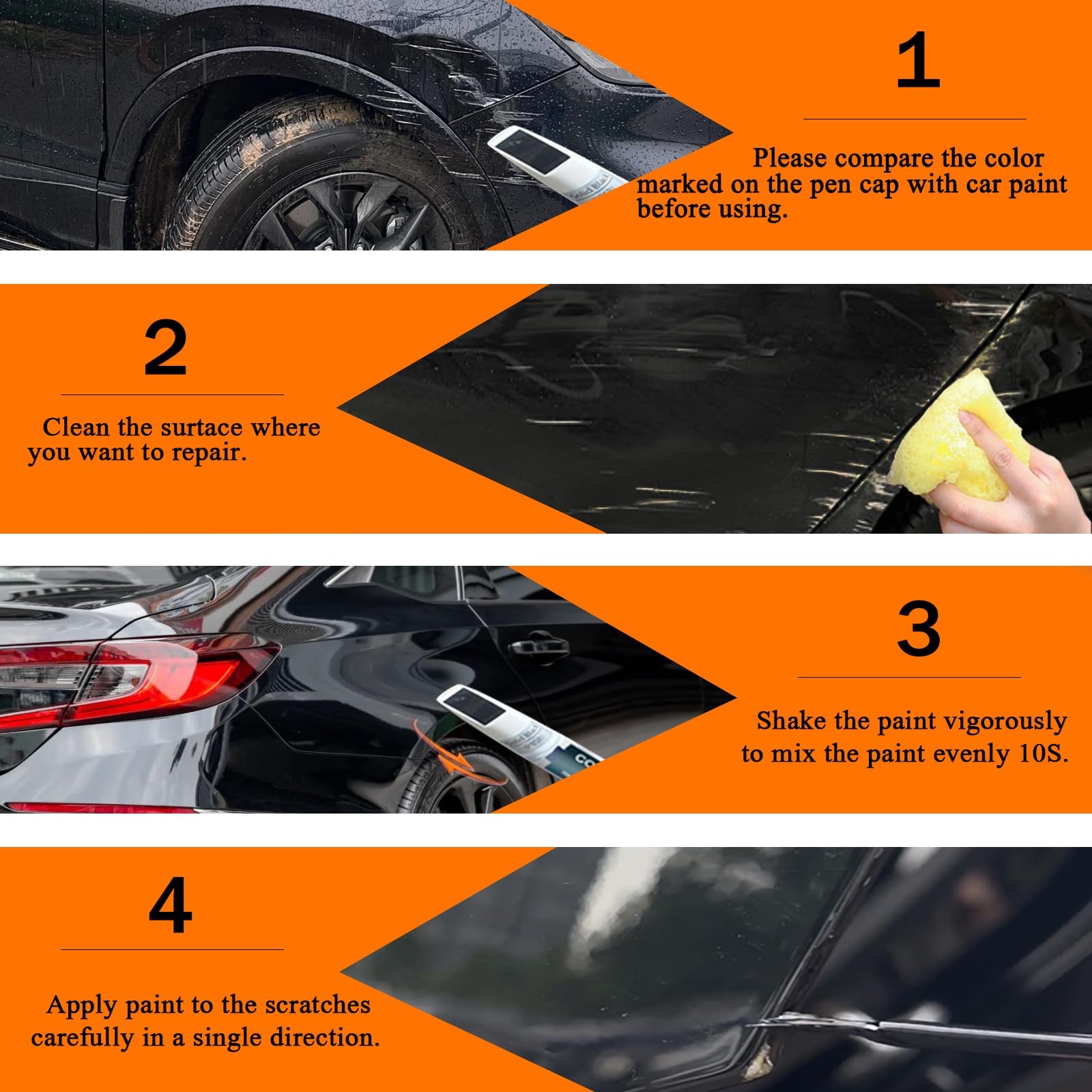 Touch Up Paint Kit For Honda YR-662P Sand Dune Pearl Scratch Repair Match
