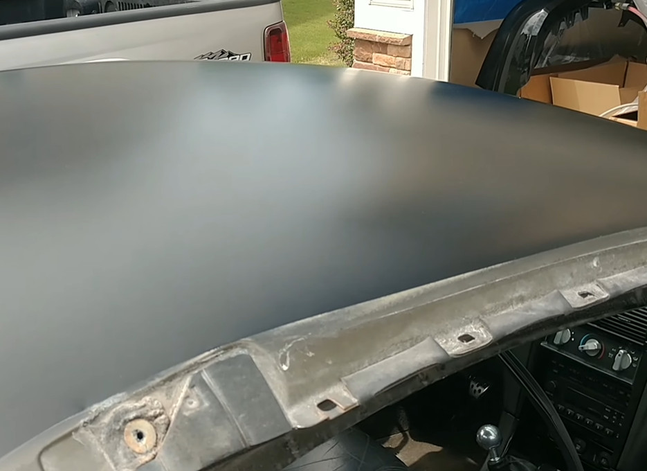 Satin Black Epoxy – Frame & Chassis Spray Paint Durable All Conditions One-Step