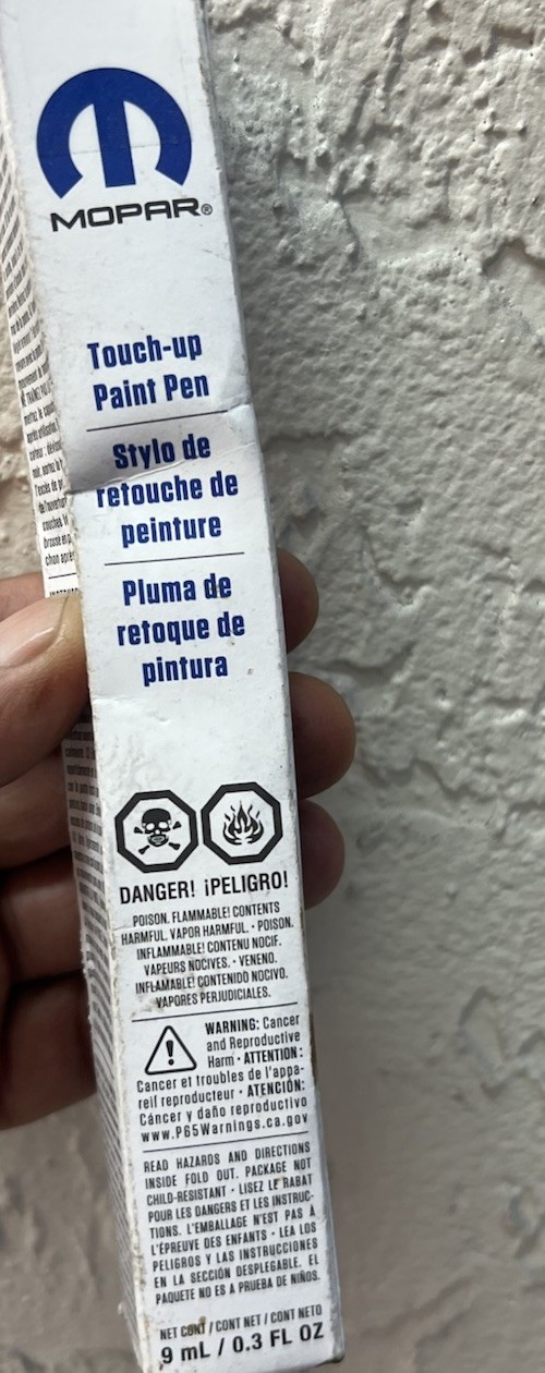 Granite Crystal Metallic Touch Up Paint (3829) New Granite Crystal Metallic