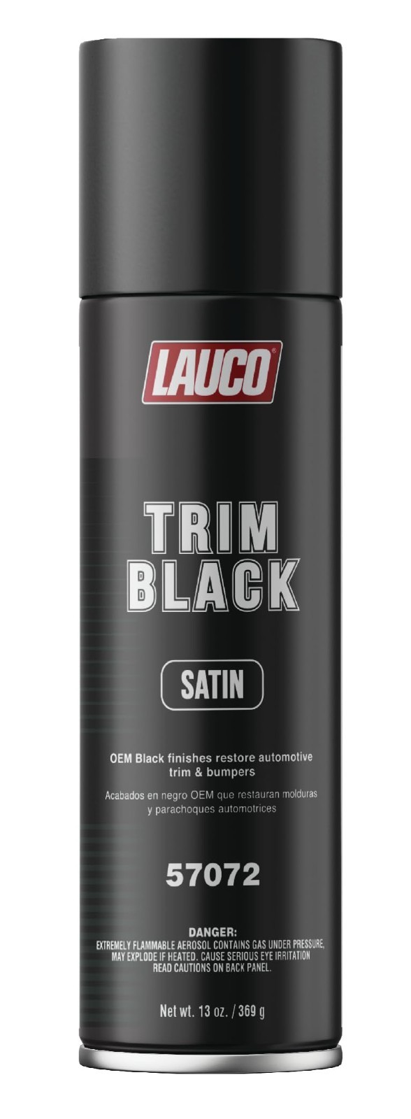 Satin Black Automotive Spray Paint 13 oz – Versatile for Plastic, Metal & Steel