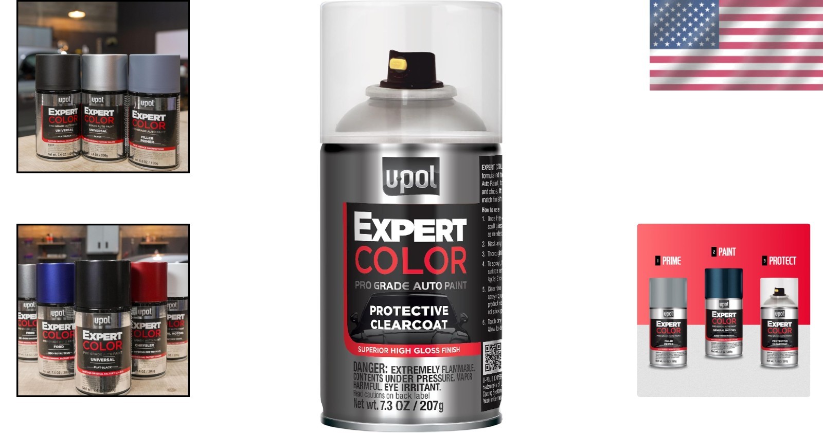 Professional-Grade Automotive Clearcoat 7.4oz – Easy-to-Use & Scratch Resistant
