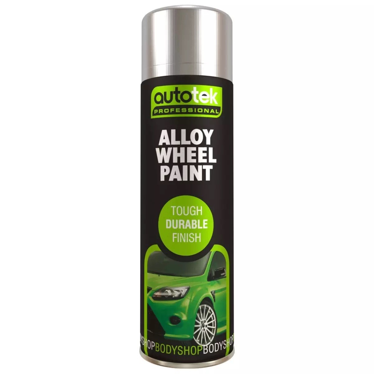 4 x Autotek SILVER ALLOY WHEEL Spray Paint Aerosol Professional 500ml Cans+G+CP