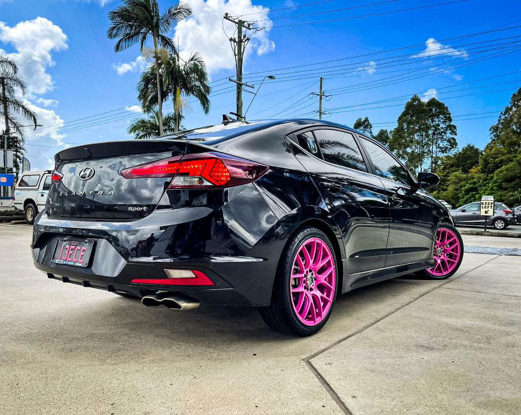 6PK Pink Spray Paint Wheels Rim Valve Cover Engine Caliper High Heat Coating