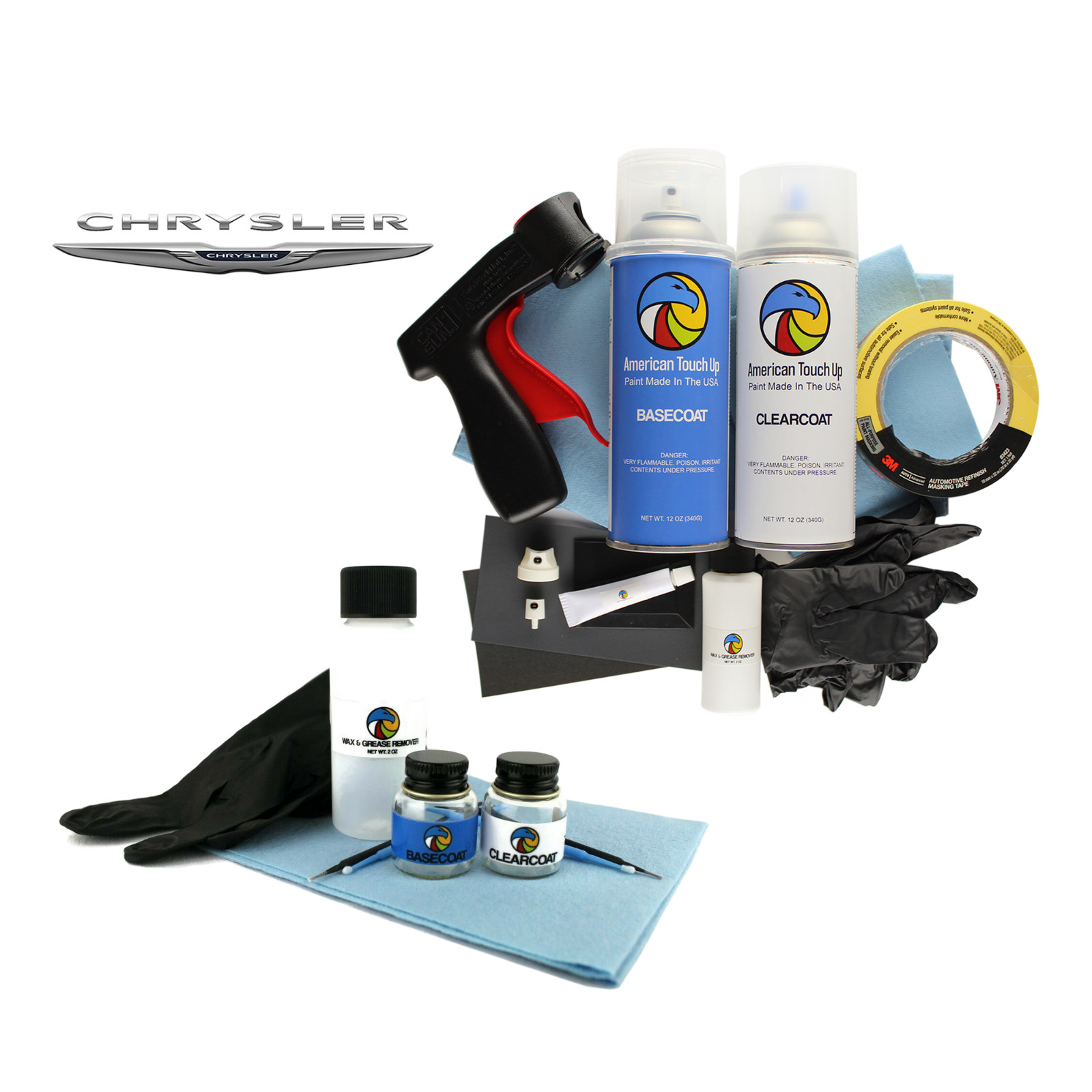 Chrysler – Genuine OEM Automotive Touch Up/Spray Paint Kit SELECT YOUR COLOR