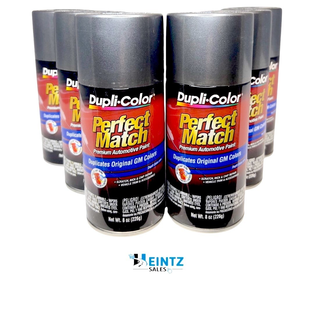Duplicolor BGM0347 Perfect Match GM Medium Gray Metallic 15 WA8573 – 8oz 6 PACK