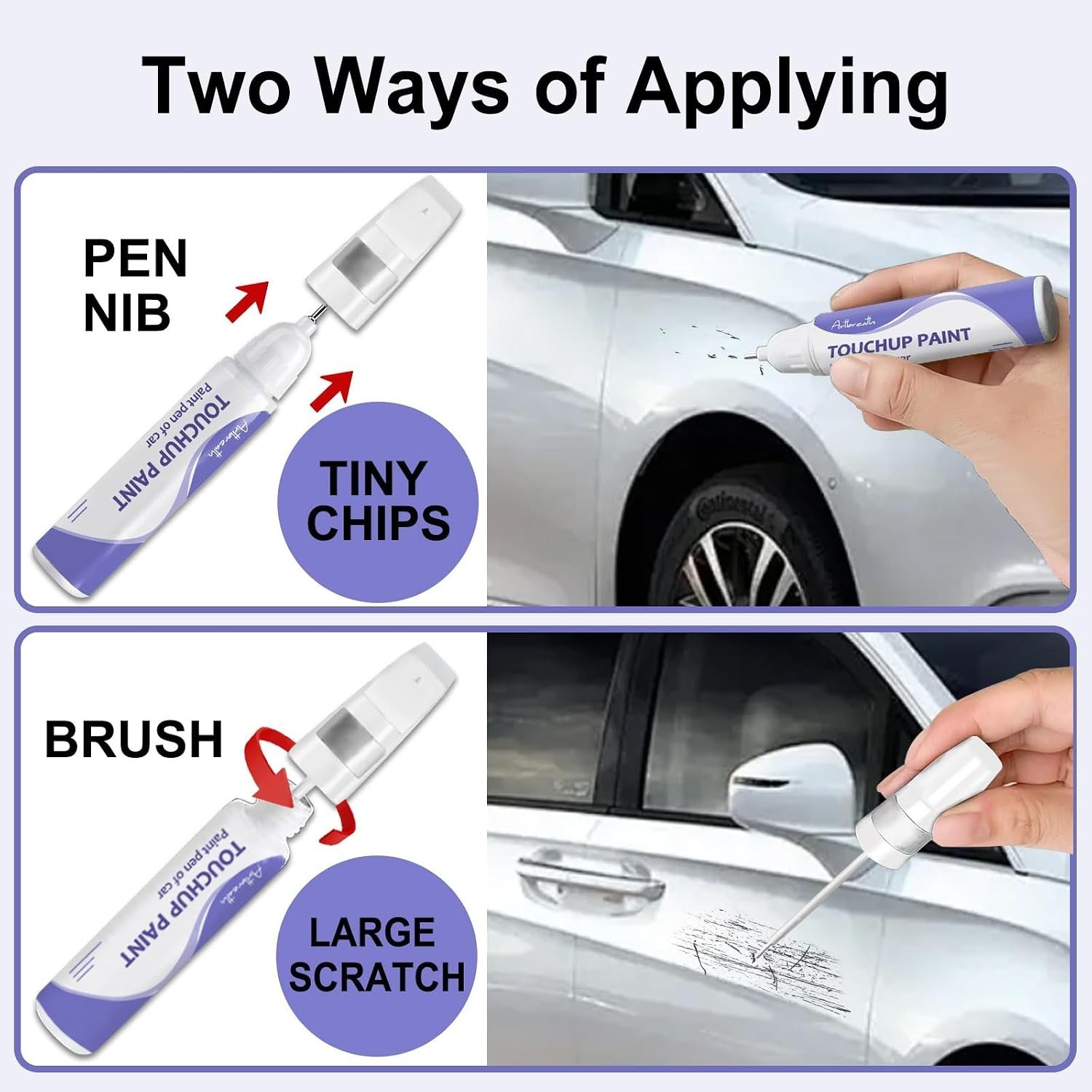 Solid Black (PBSB) Touch Up Paint for Tesla-Exact Match–Chips and Nicks Touch…