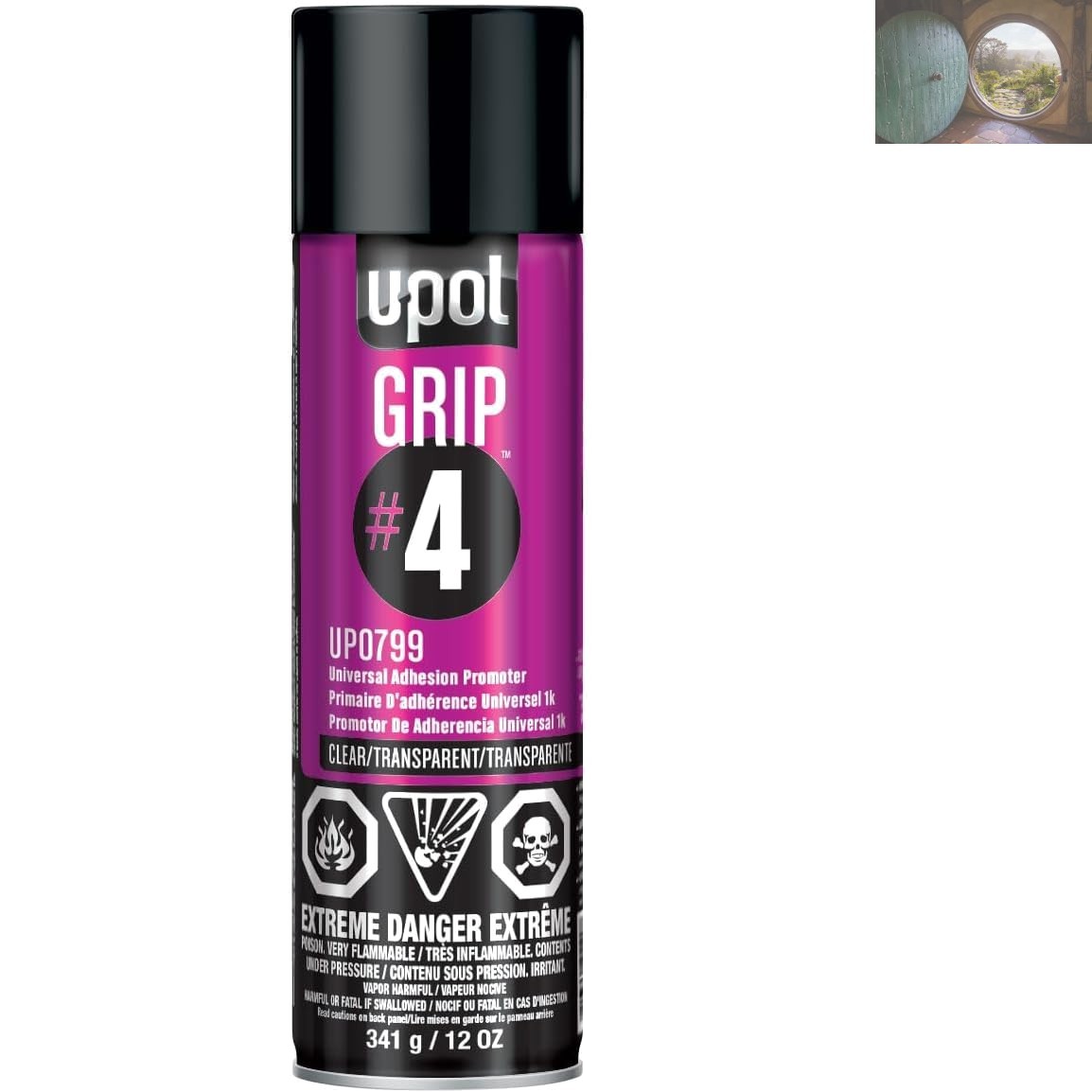 Universal Adhesion Promoter Spray – 12oz Durable Clear Formula for Automotive