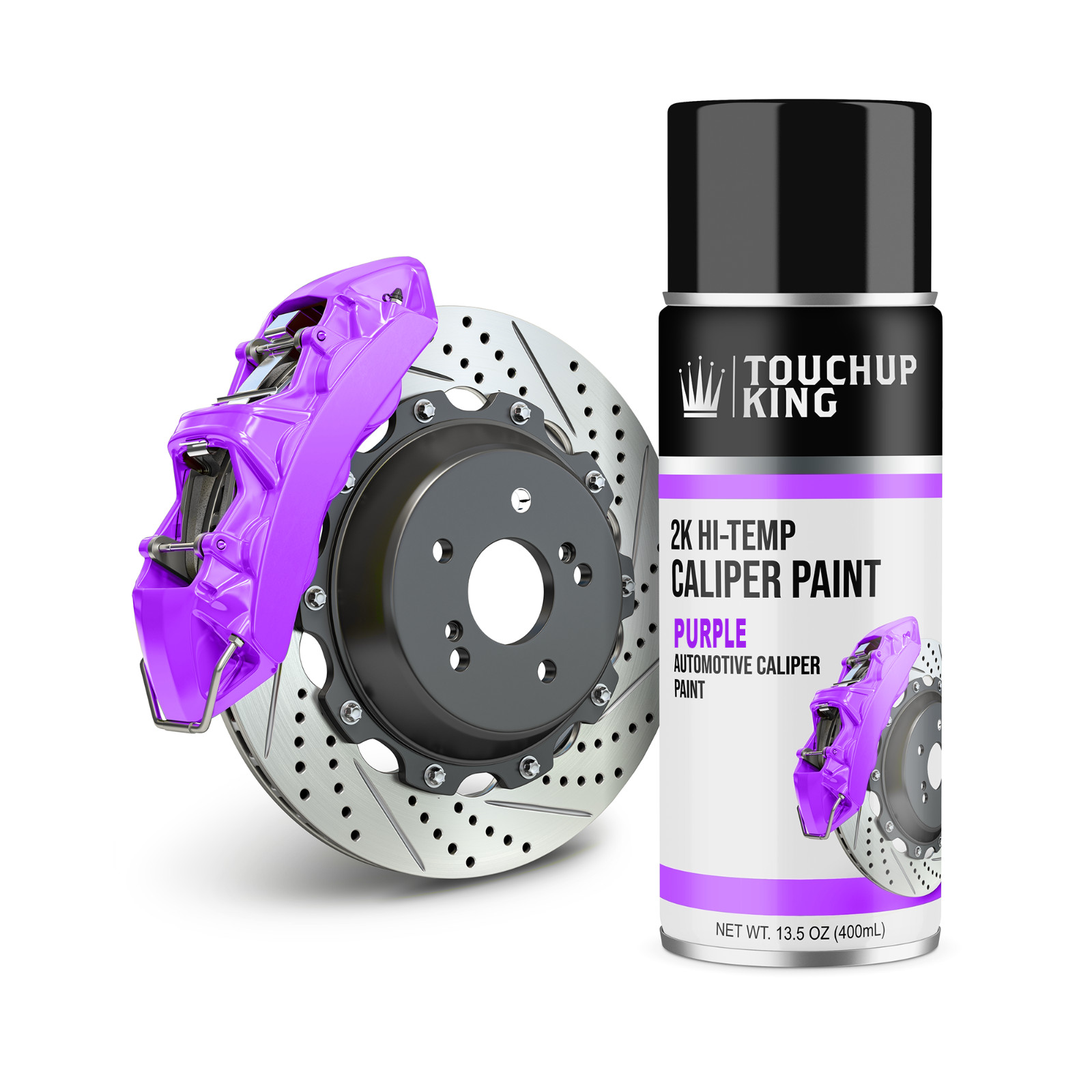 Purple 2K Aerosol Brake Caliper Paint Hi-Temp Resistance Made in USA