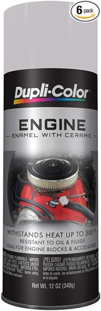 Dupli-Color Engine Enamel with Ceramic 12 oz. Aerosol Spray Paint – Aluminum