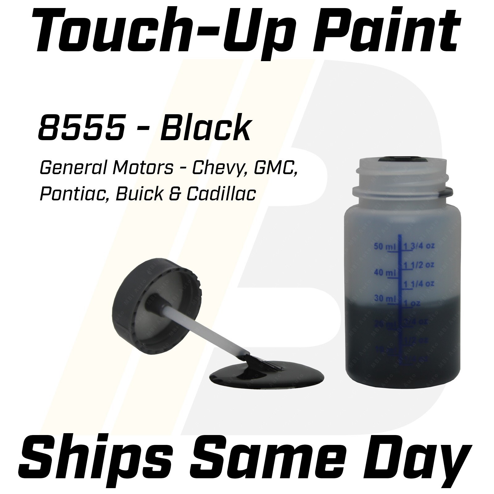 8555 – 1 Oz Touch Up Paint Kit w/ Brush for GM Chevy GMC Pontiac Buick Cadillac