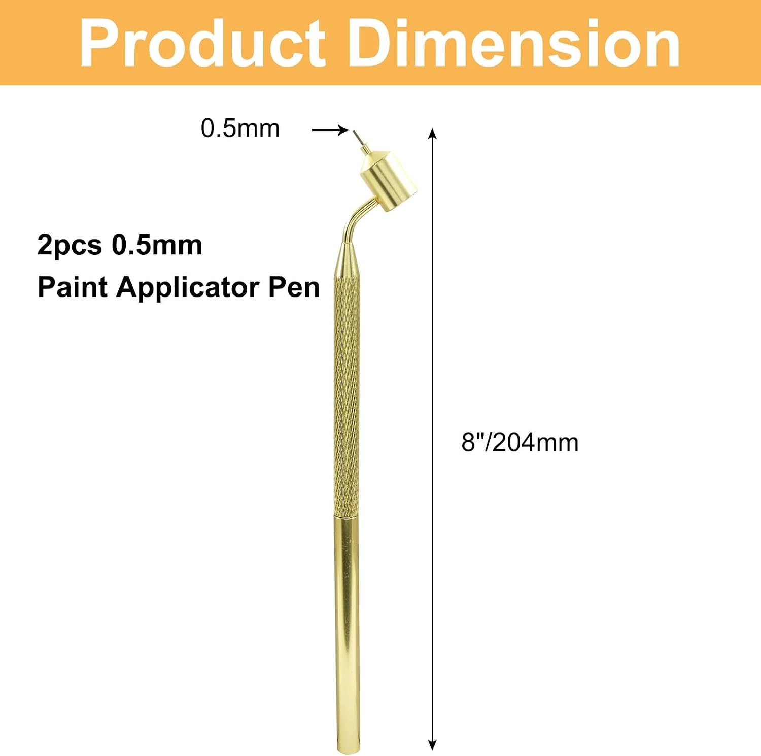 0.5mm Vehicle Detailing Fine Line Painting Writer, Car Touch Up Paint Pen Repair