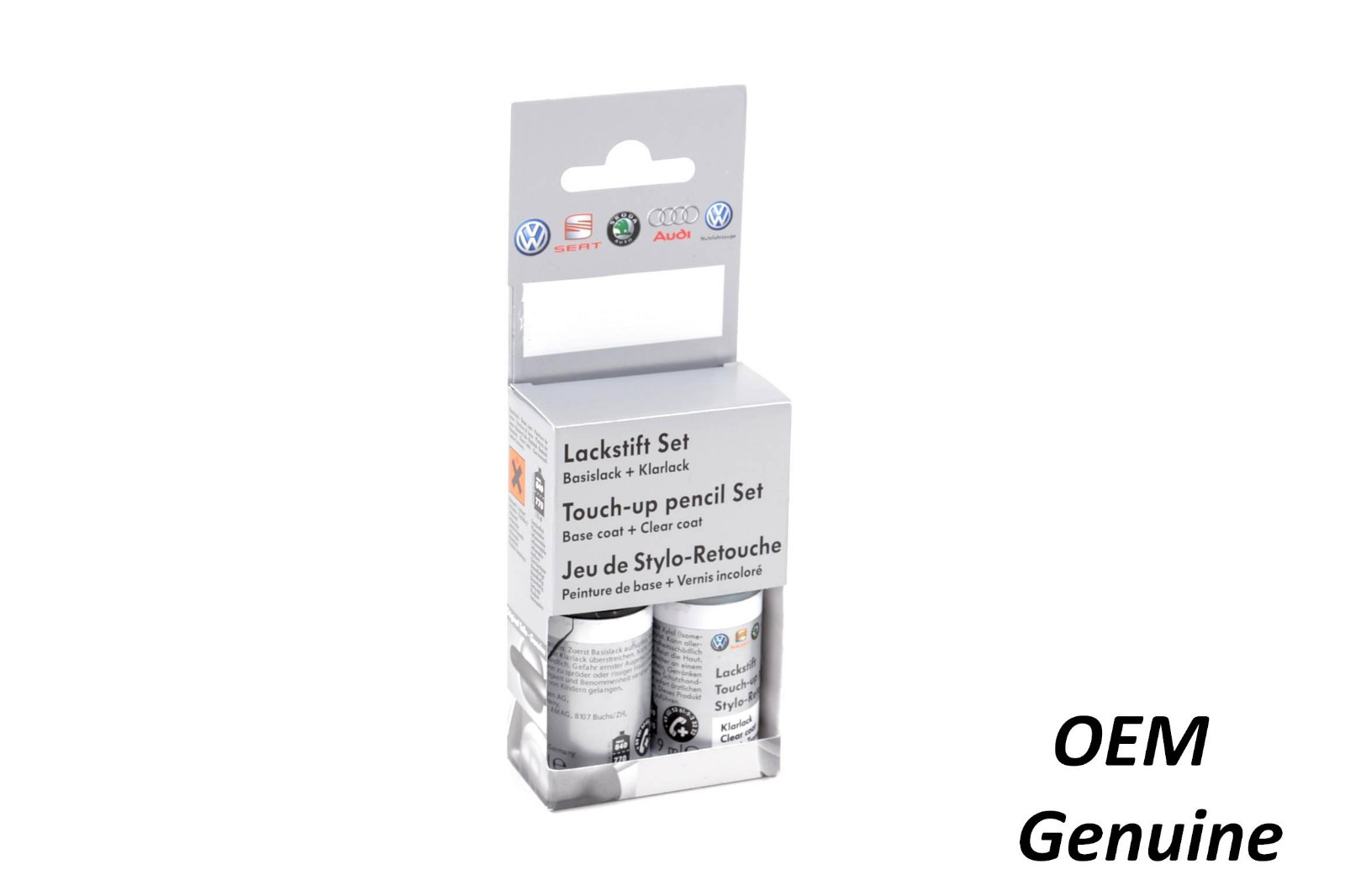 Audi VW Ibis White Paint LY9C/T9/Y9C Touch-Up Pencil-Brush LST0U2Y9C 2x9ml0.30oz