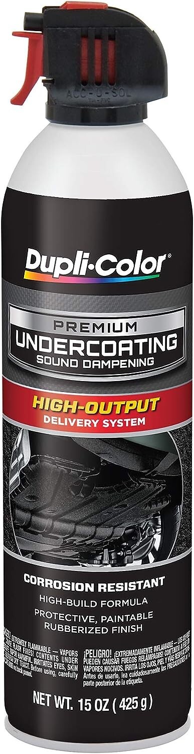 Duplicolor UC104 Premium Undercoating Sound Dampening 15 oz High Output Delivery
