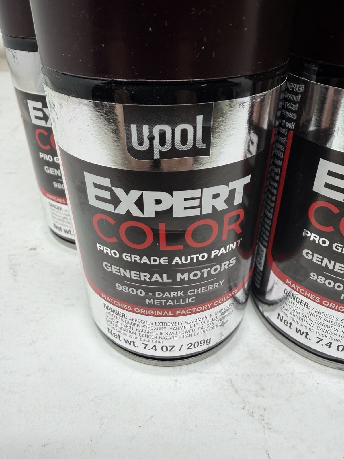 Upol 7.4oz General Motors Auto Paint 9800- Dark Cherry Metallic upgm604 5 pack
